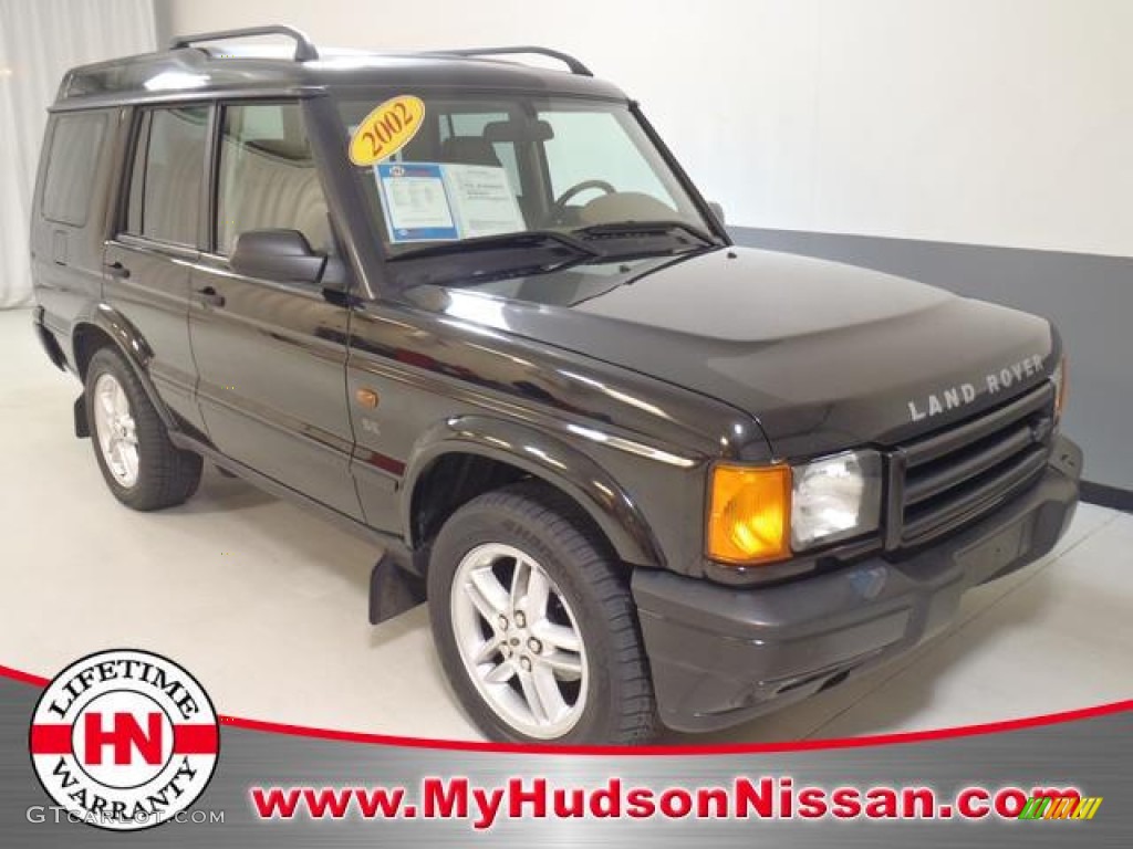 2002 Discovery II SE - Java Black / Bahama Beige photo #1