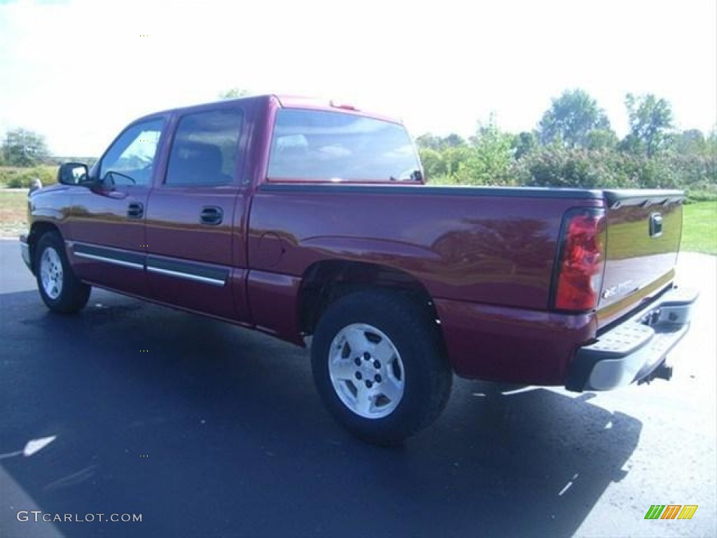 2006 Silverado 1500 LT Crew Cab - Sport Red Metallic / Dark Charcoal photo #3