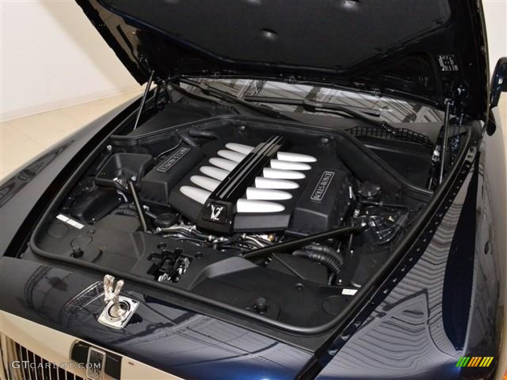 2011 Rolls-Royce Ghost Standard Ghost Model 6.6 Liter DI Twin-Turbocharged DOHC 48-Valve VVT V12 Engine Photo #57605756