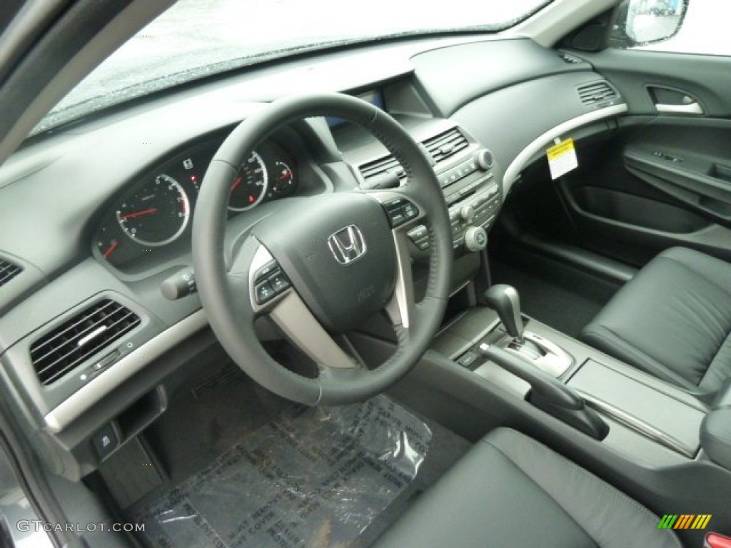 Black Interior 2012 Honda Accord SE Sedan Photo #57606351