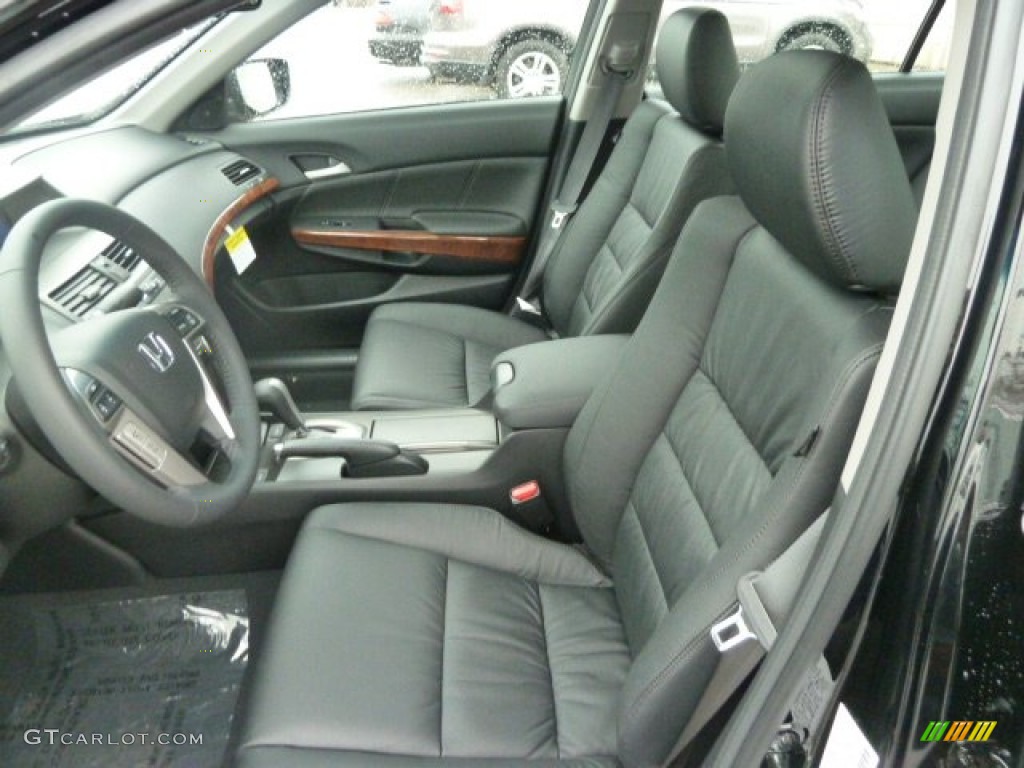 Black Interior 2012 Honda Accord EX-L Sedan Photo #57606432