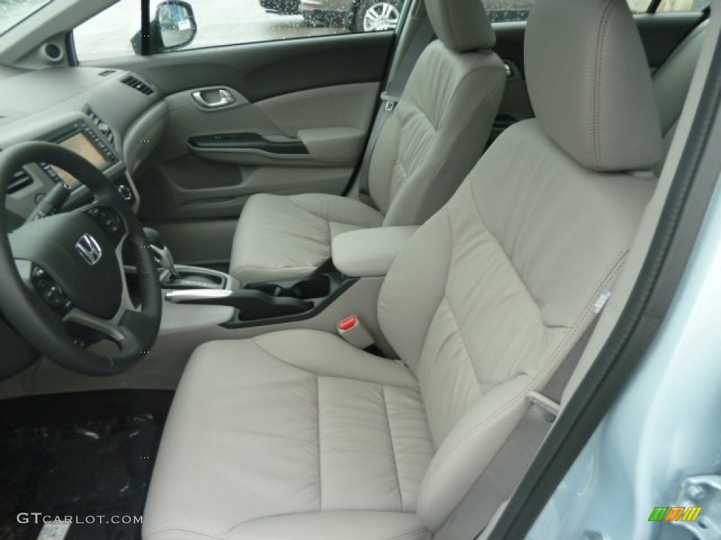 Gray Interior 2012 Honda Civic EX-L Sedan Photo #57606651