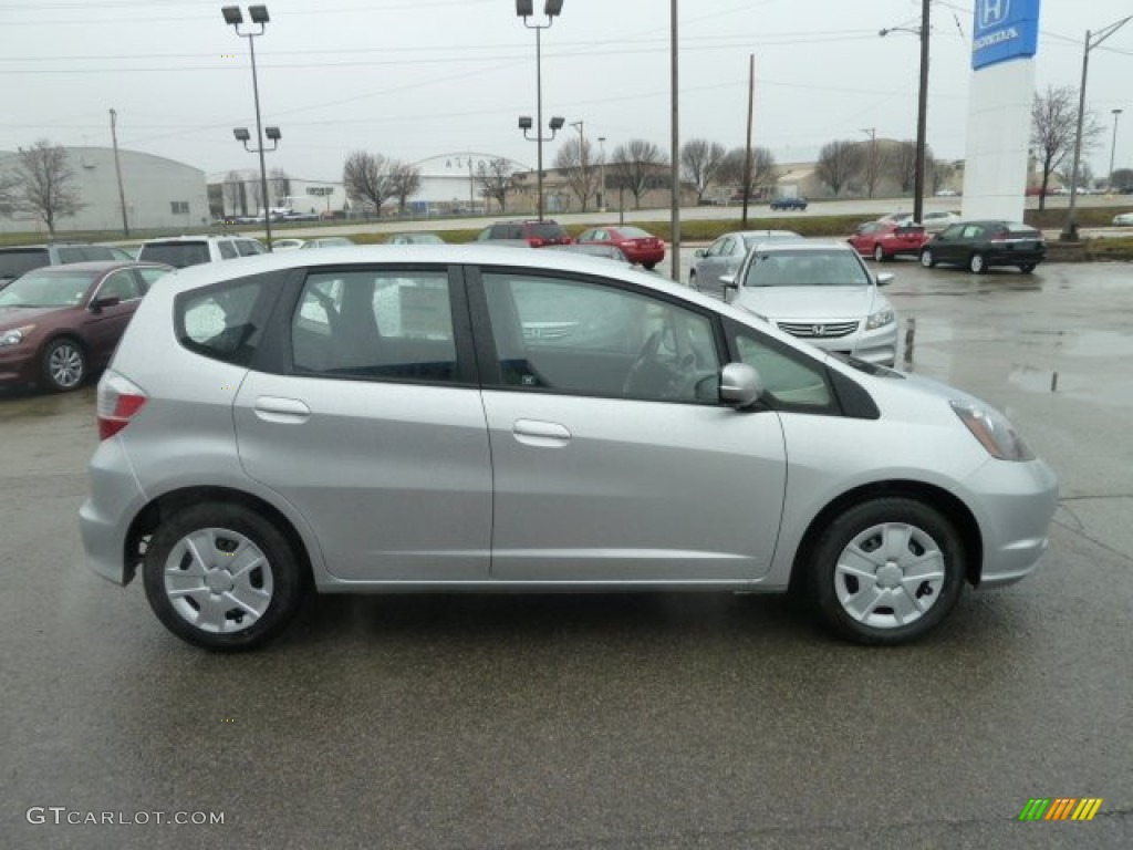 Alabaster Silver Metallic 2012 Honda Fit Standard Fit Model Exterior Photo #57606744