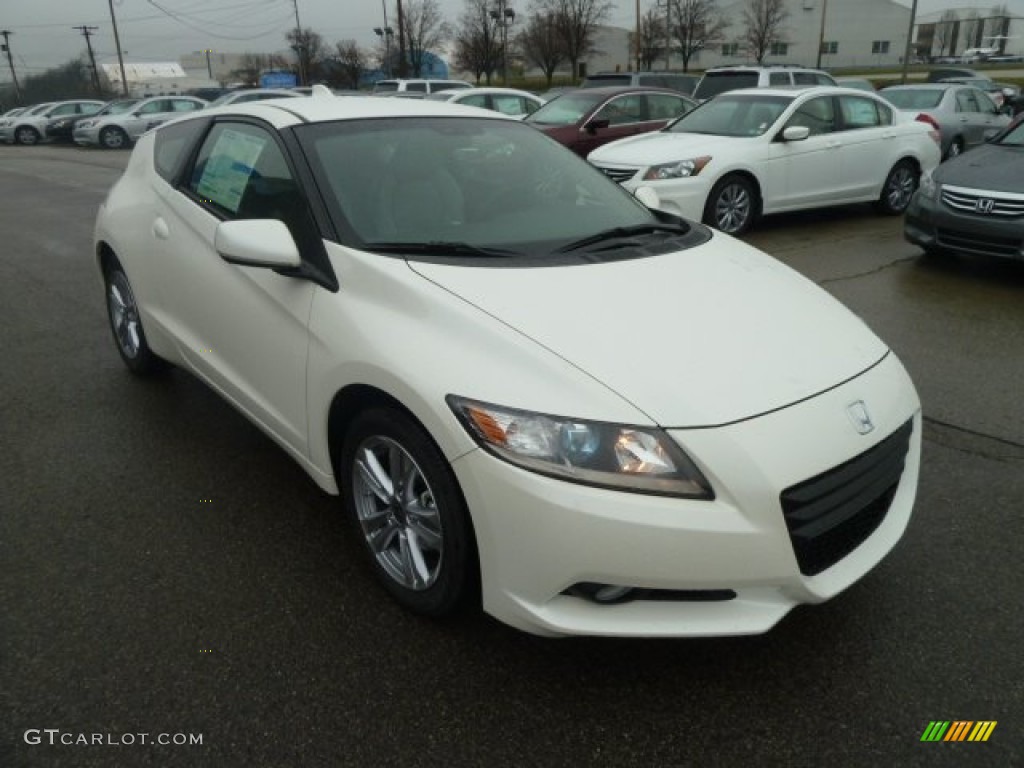 Premium White Pearl 2012 Honda CR-Z EX Sport Hybrid Exterior Photo #57606966