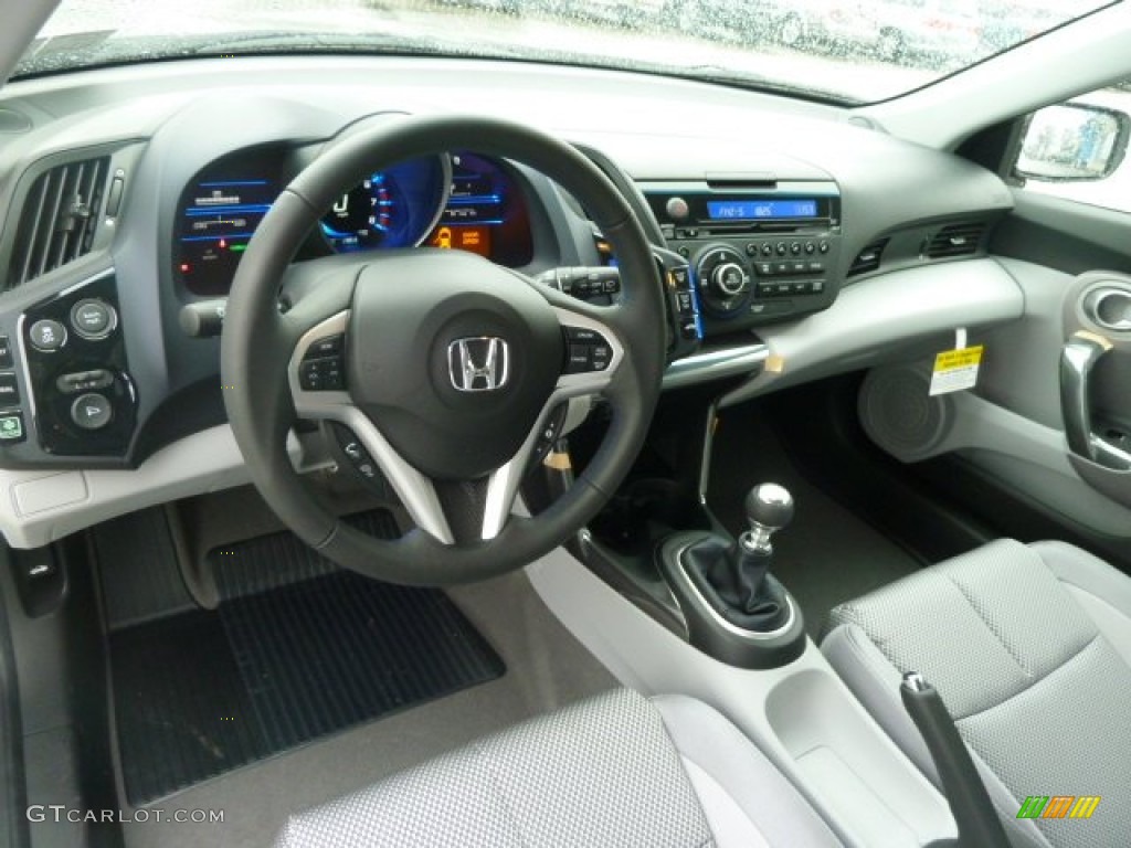 2012 Honda CR-Z EX Sport Hybrid Gray Dashboard Photo #57606993
