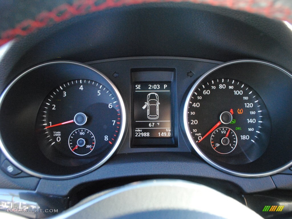 2010 Volkswagen GTI 2 Door Gauges Photo #57607881