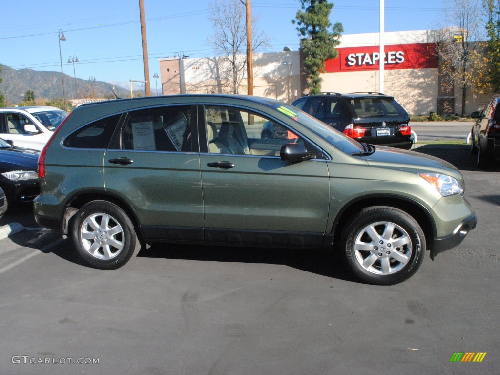 2008 CR-V EX - Green Tea Metallic / Ivory photo #3