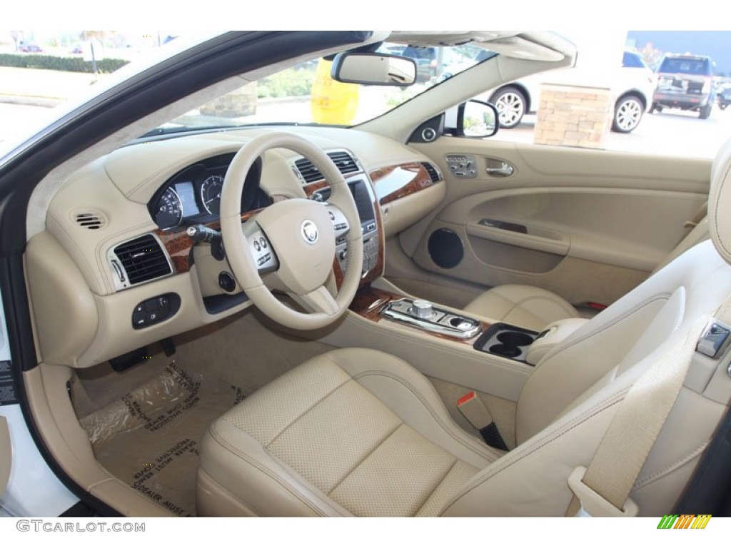 Caramel/Caramel Interior 2011 Jaguar XK XK Convertible Photo #57608508