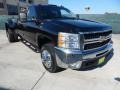 2008 Black Chevrolet Silverado 3500HD LT Crew Cab 4x4 Dually  photo #1