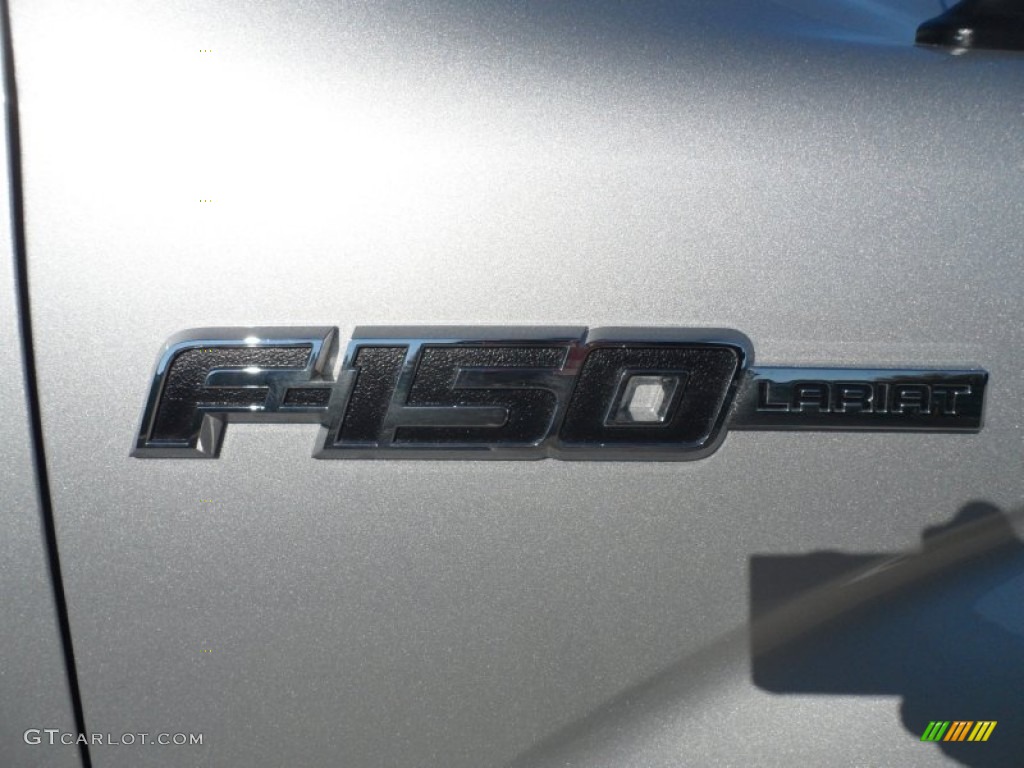 2011 F150 Lariat SuperCrew - Ingot Silver Metallic / Black photo #15