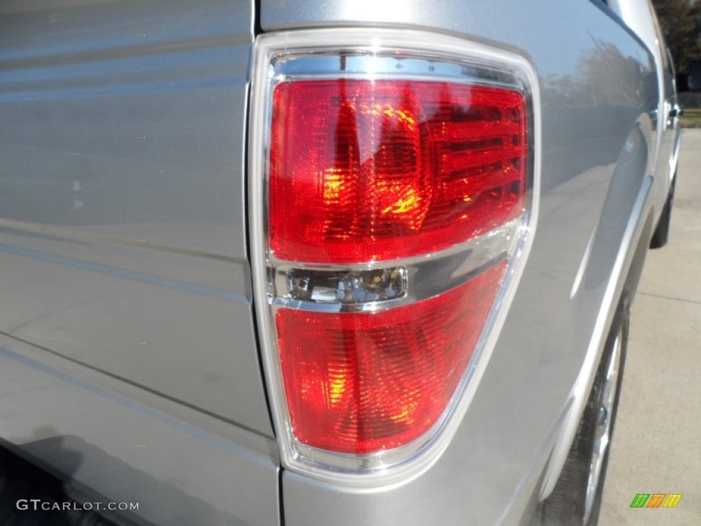 2011 F150 Lariat SuperCrew - Ingot Silver Metallic / Black photo #19