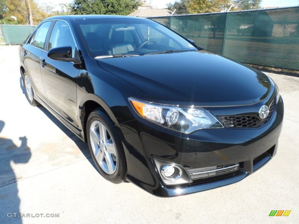 2012 Camry SE - Attitude Black Metallic / Black photo #1