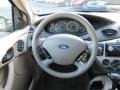 Medium Parchment 2002 Ford Focus ZTS Sedan Steering Wheel