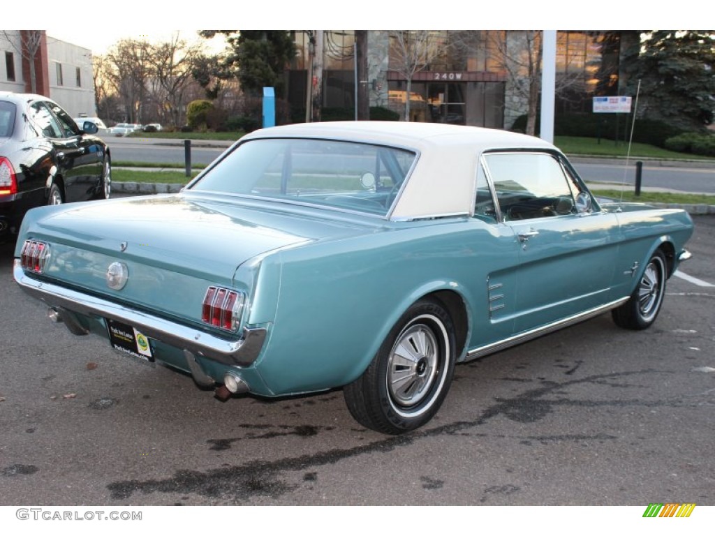 1966 Mustang Coupe - Tahoe Turquoise / Turquoise photo #5