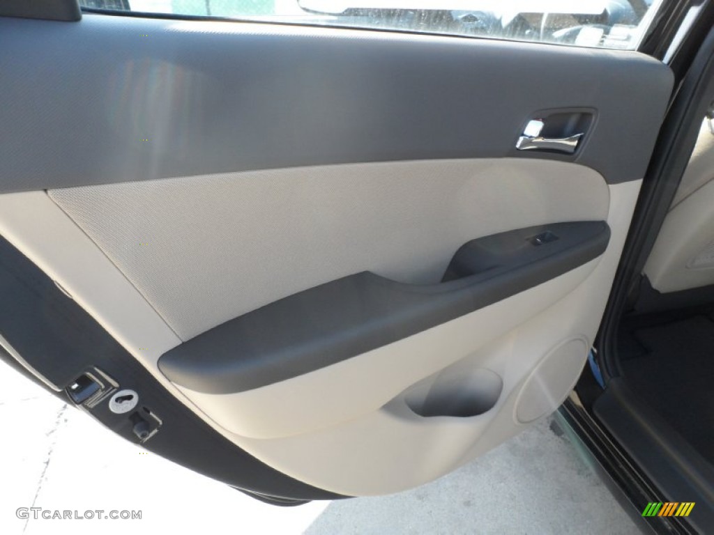 2012 Elantra GLS Touring - Black Noir Pearl / Beige photo #20