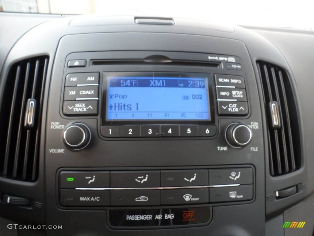 2012 Elantra GLS Touring - Black Noir Pearl / Beige photo #27