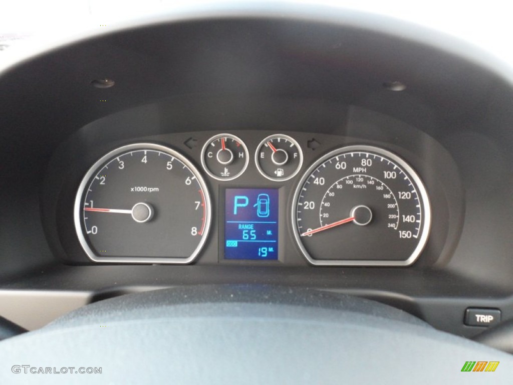 2012 Elantra GLS Touring - Black Noir Pearl / Beige photo #31