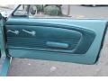 Turquoise 1966 Ford Mustang Coupe Door Panel