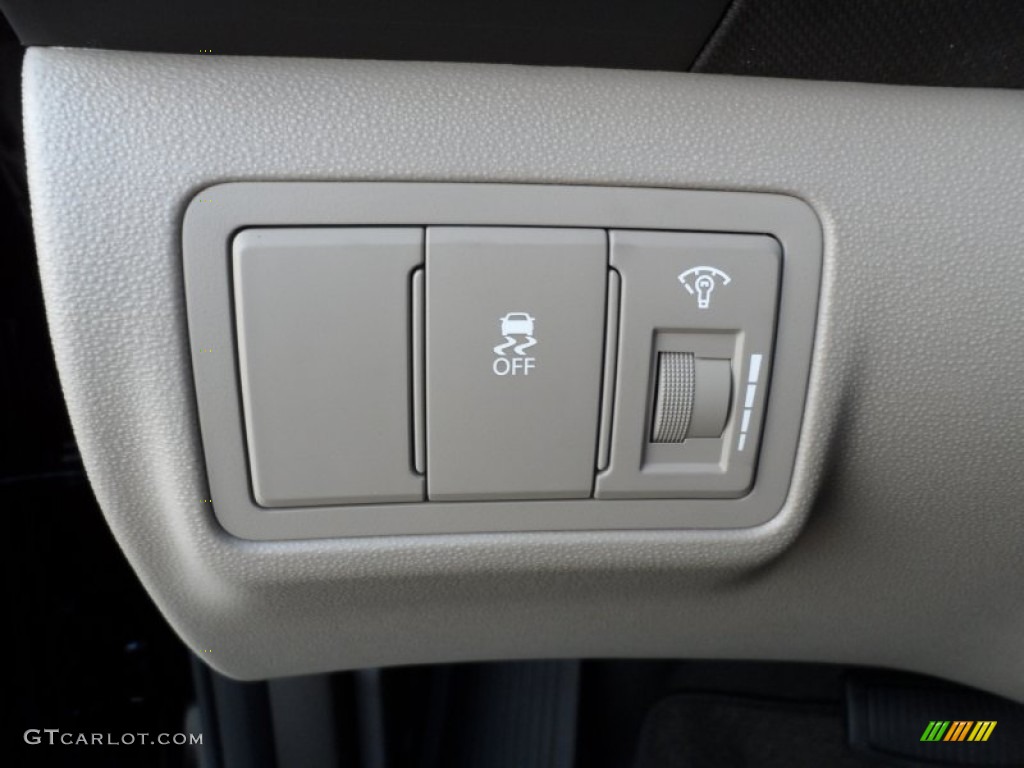 2012 Elantra GLS Touring - Black Noir Pearl / Beige photo #32