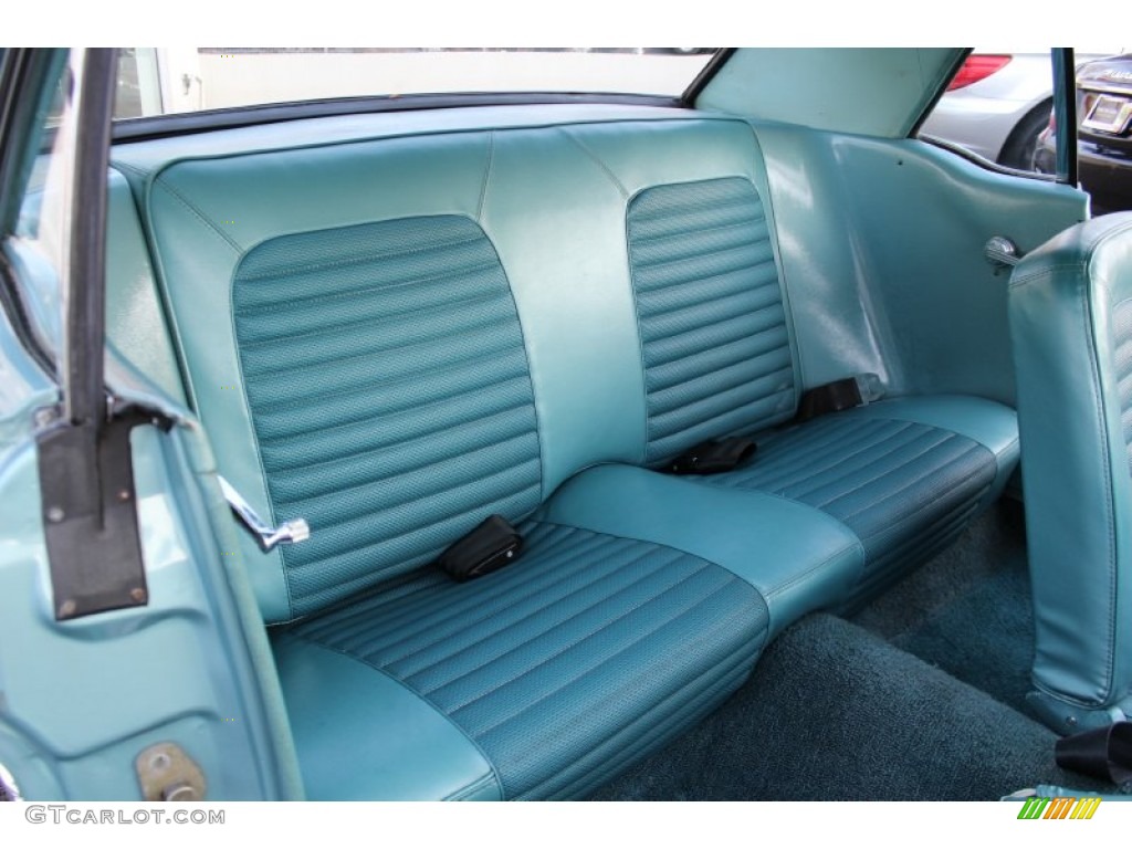 Turquoise Interior 1966 Ford Mustang Coupe Photo #57613063
