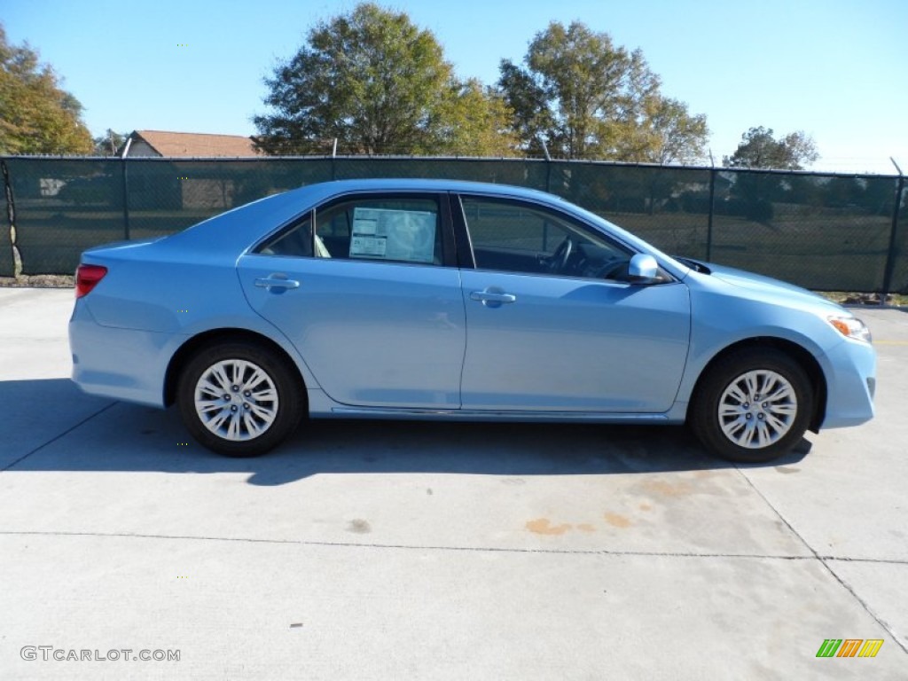 2012 Camry LE - Clearwater Blue Metallic / Ivory photo #2