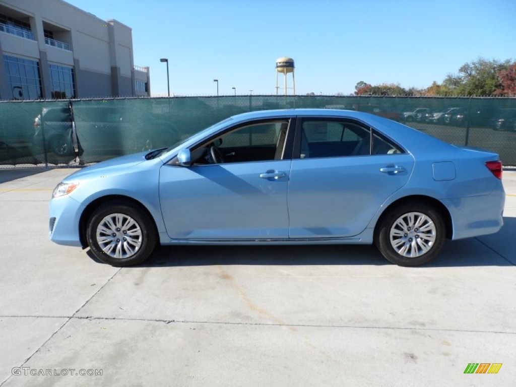 2012 Camry LE - Clearwater Blue Metallic / Ivory photo #6