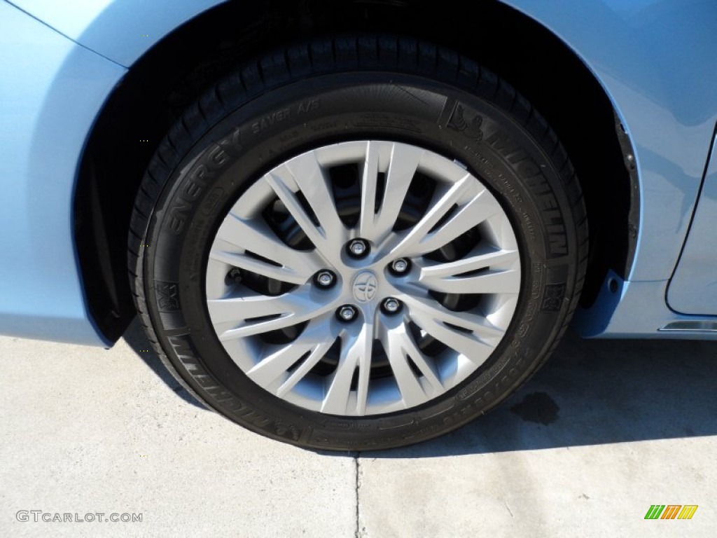 2012 Camry LE - Clearwater Blue Metallic / Ivory photo #10