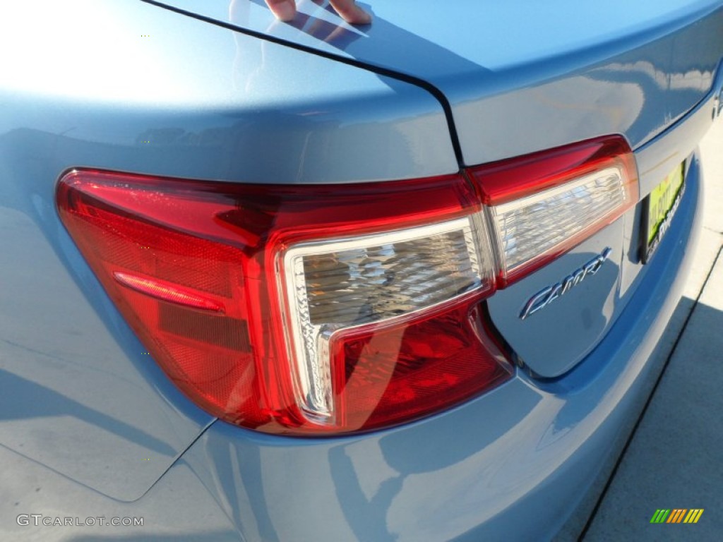 2012 Camry LE - Clearwater Blue Metallic / Ivory photo #14