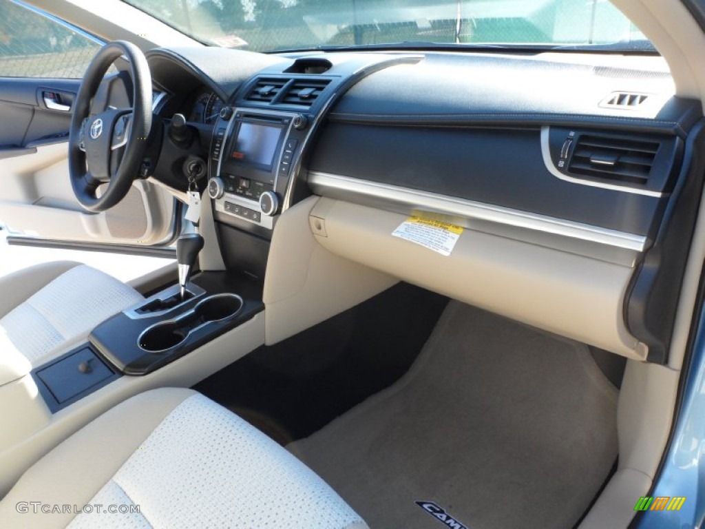2012 Camry LE - Clearwater Blue Metallic / Ivory photo #19