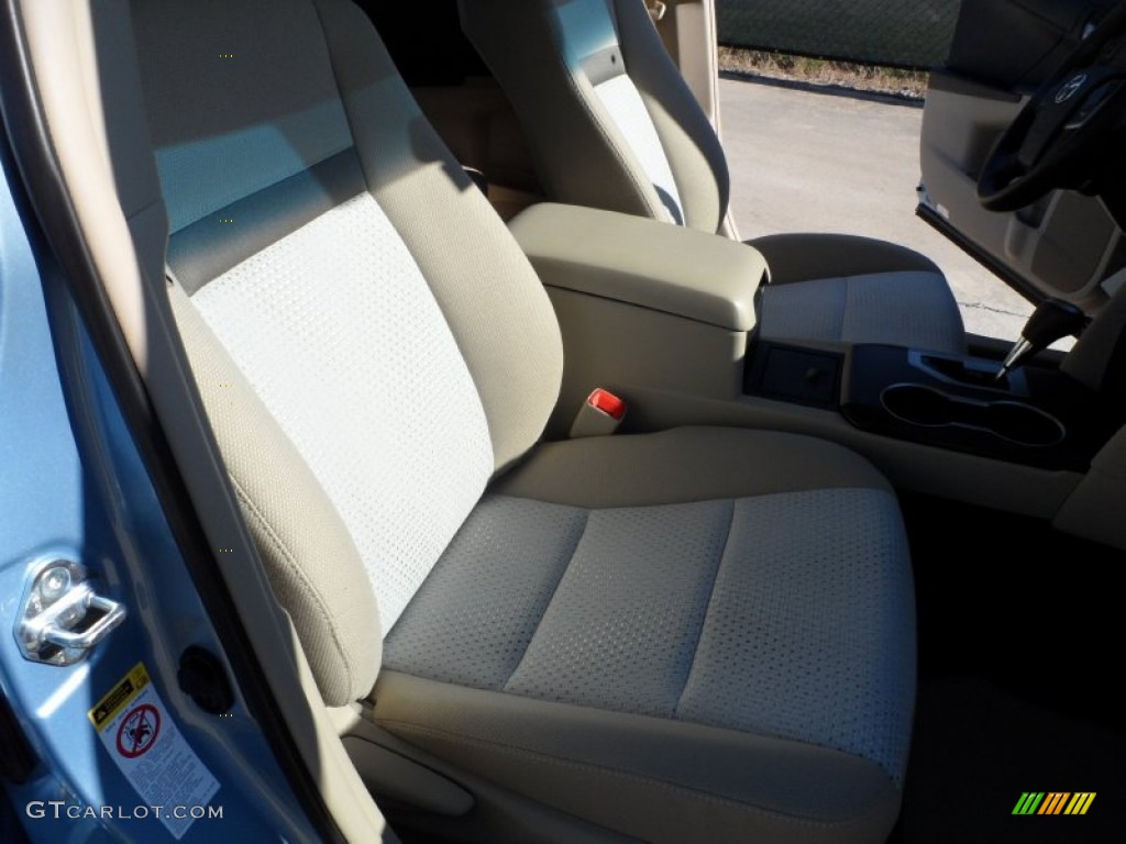 2012 Camry LE - Clearwater Blue Metallic / Ivory photo #20