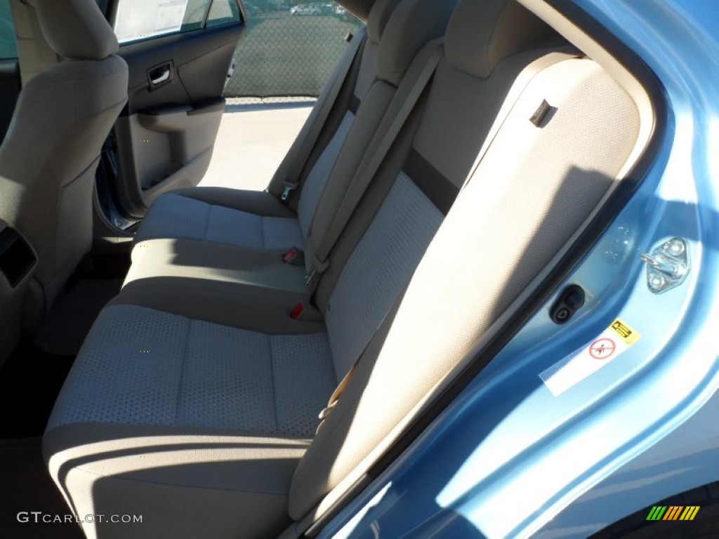 2012 Camry LE - Clearwater Blue Metallic / Ivory photo #23