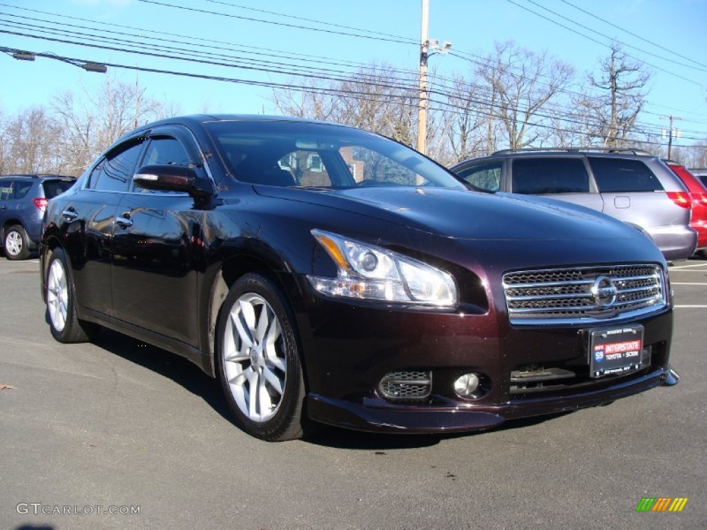 2010 Maxima 3.5 SV Sport - Crimson Black / Charcoal photo #3