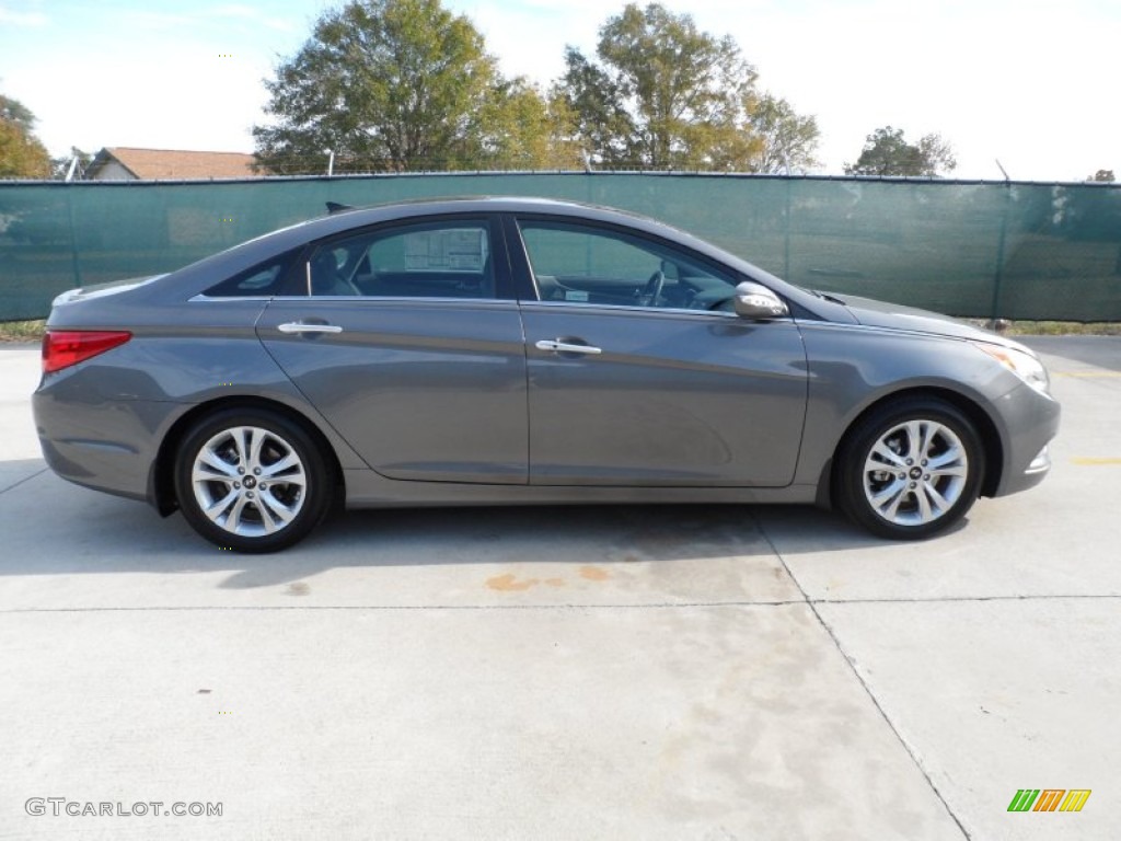 2012 Sonata Limited - Harbor Gray Metallic / Gray photo #2