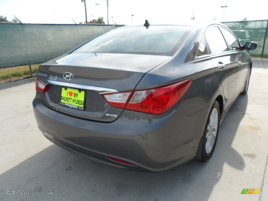 2012 Sonata Limited - Harbor Gray Metallic / Gray photo #3