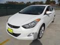 2012 Shimmering White Hyundai Elantra Limited  photo #7