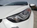 2012 Shimmering White Hyundai Elantra Limited  photo #9