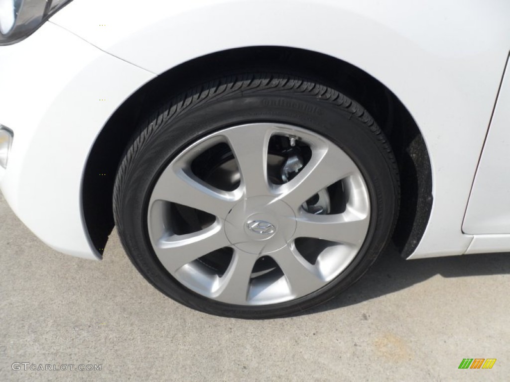 2012 Elantra Limited - Shimmering White / Beige photo #11