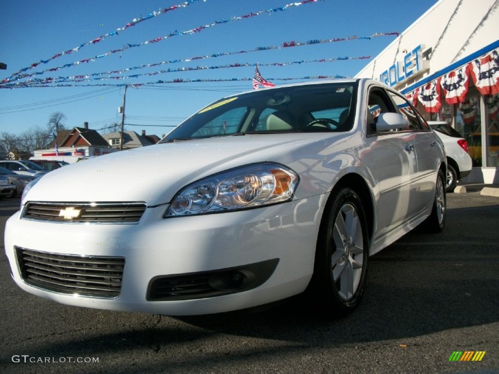 2011 Impala LTZ - Summit White / Gray photo #3