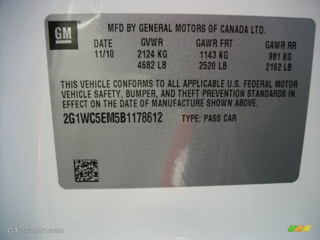 2011 Impala LTZ - Summit White / Gray photo #16