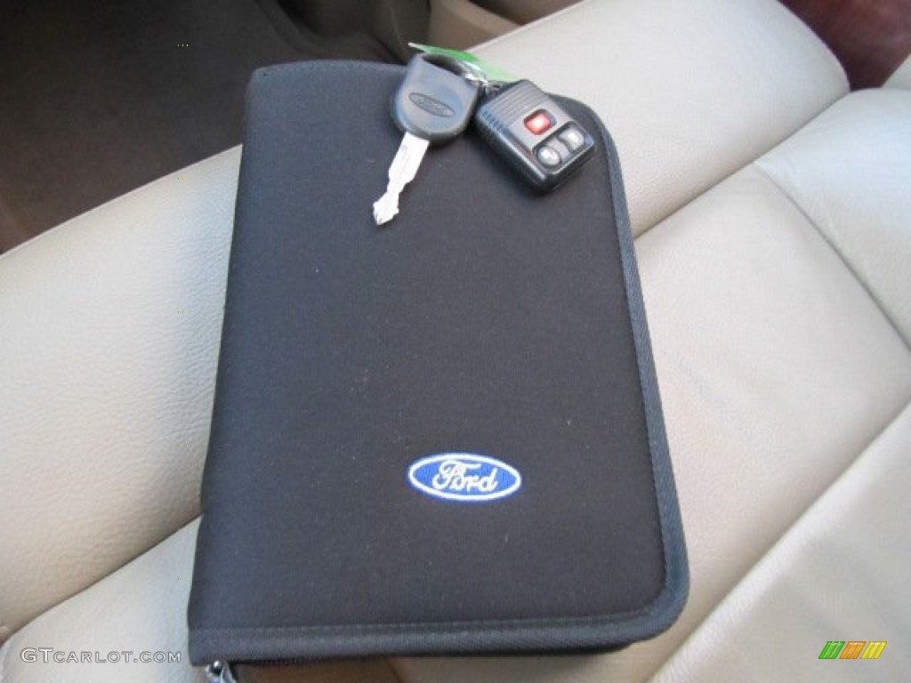 2005 F150 Lariat SuperCrew 4x4 - Dark Toreador Red Metallic / Tan photo #18