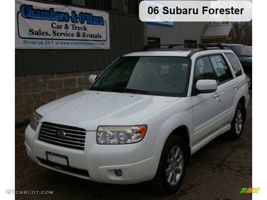 Aspen White Subaru Forester