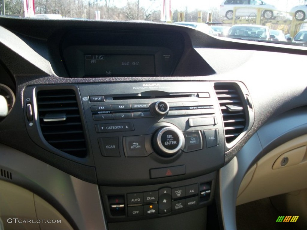 2009 TSX Sedan - Crystal Black Pearl / Parchment photo #24