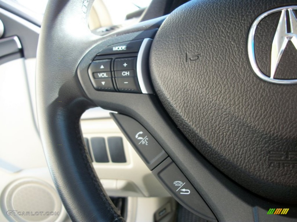 2009 TSX Sedan - Crystal Black Pearl / Parchment photo #26