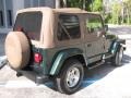 1999 Forest Green Pearlcoat Jeep Wrangler Sahara 4x4  photo #3