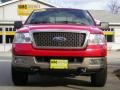 2005 Bright Red Ford F150 Lariat SuperCrew 4x4  photo #2