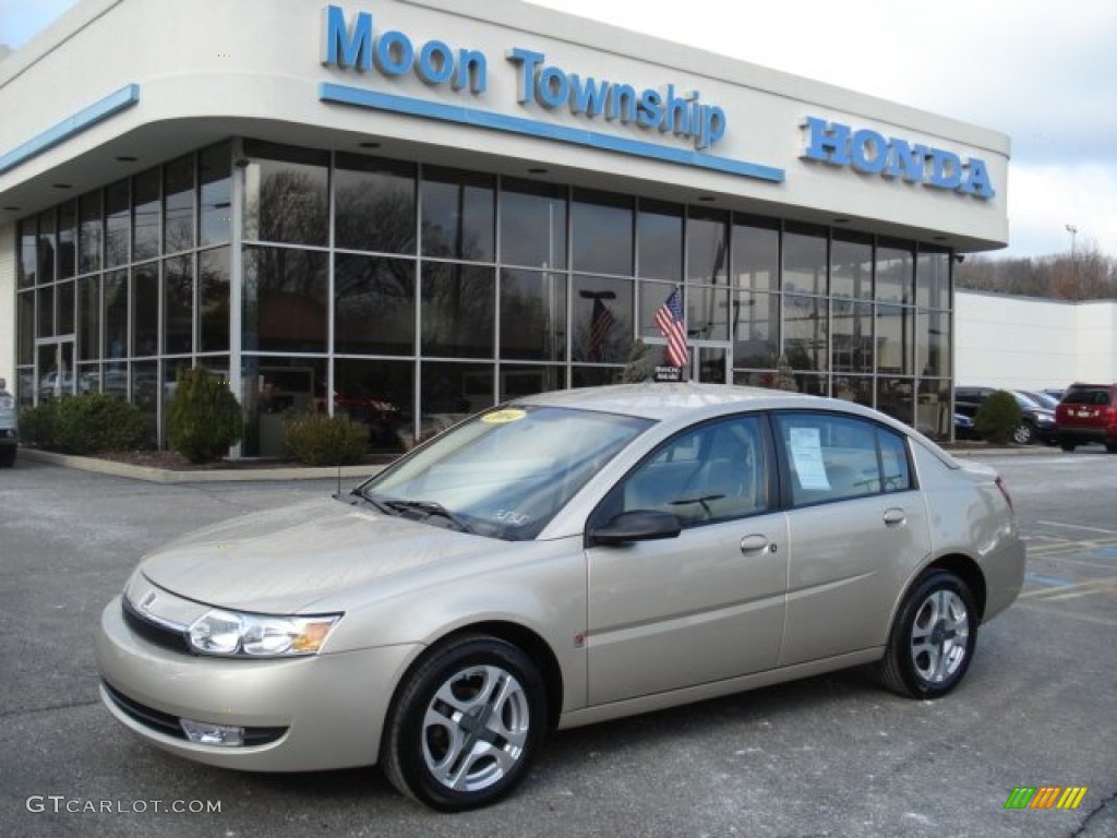 2004 ION 3 Sedan - Golden Wheat / Tan photo #1