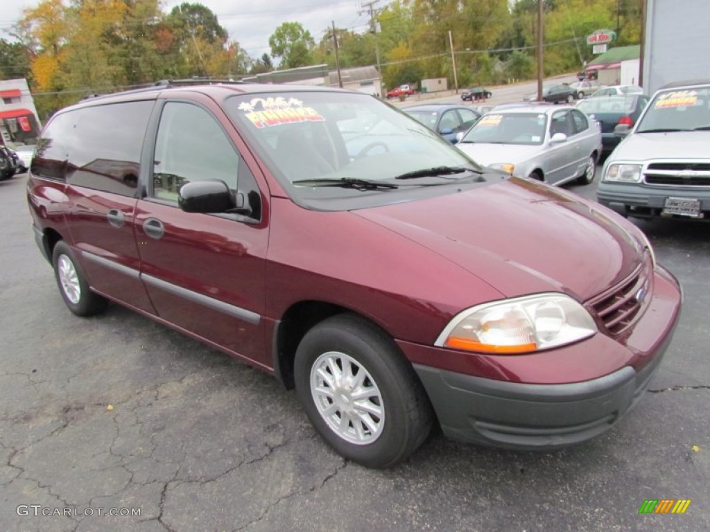 2000 Windstar LX - Cabernet Red Metallic / Medium Parchment photo #1