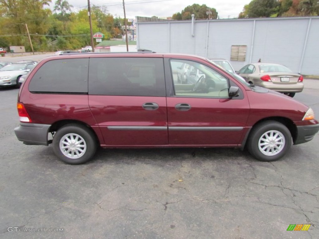 2000 Windstar LX - Cabernet Red Metallic / Medium Parchment photo #3