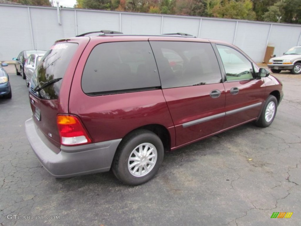 2000 Windstar LX - Cabernet Red Metallic / Medium Parchment photo #4