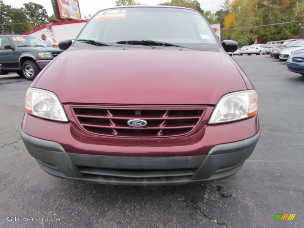 2000 Windstar LX - Cabernet Red Metallic / Medium Parchment photo #13